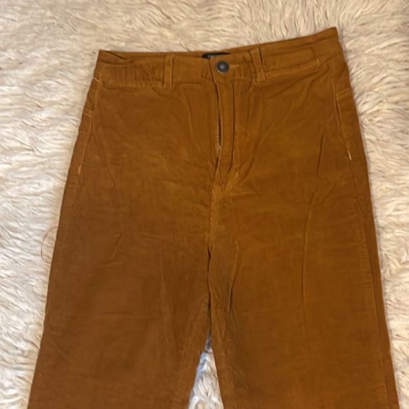 Forever 21 stretch bell flare corduroy pants size M - Picture 3 of 6